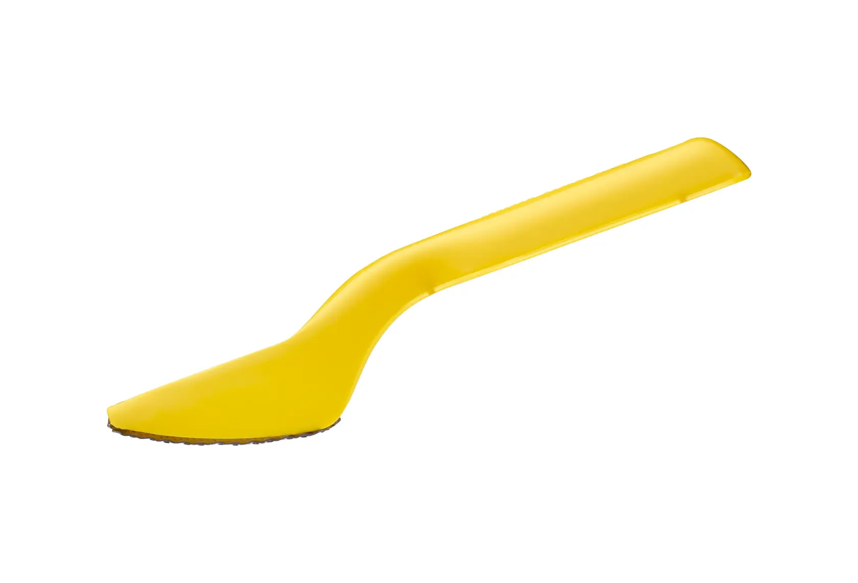 STANLEY 5-21-115 yellow plastic surform plane, left-side angle, for smoothing and shaping surfaces.